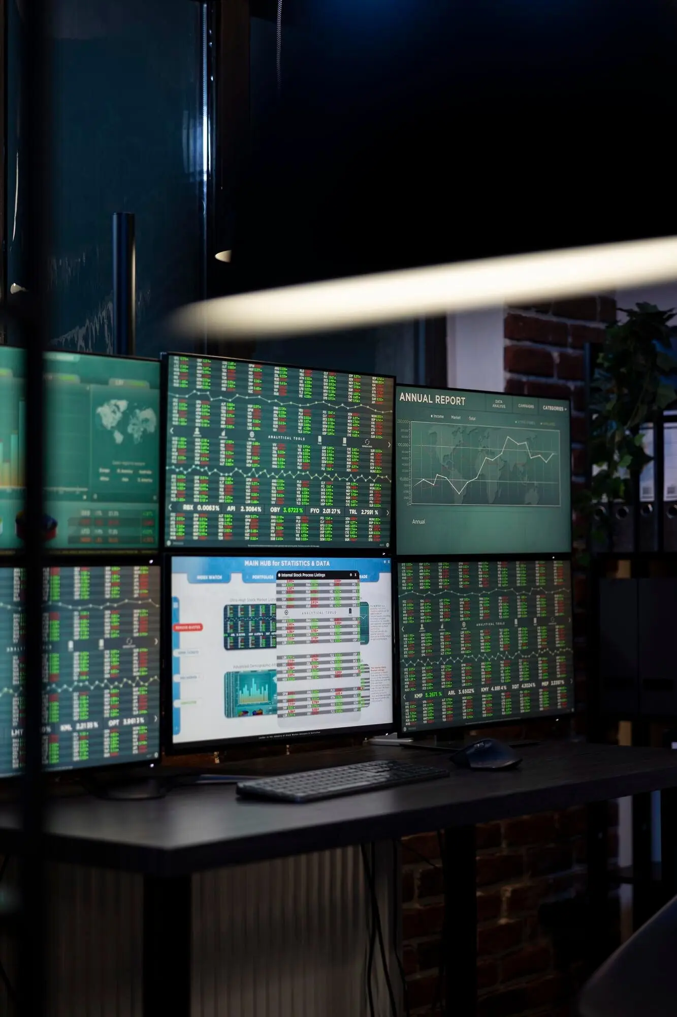 Настройка для торговли на рынке Форекс в пустом офисе